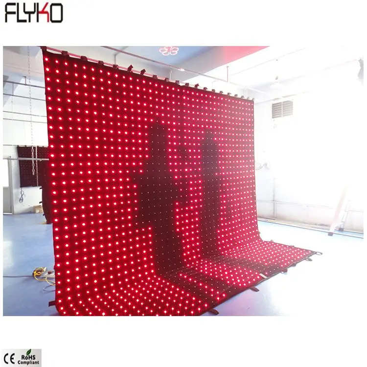 Flyko большой огнеупорный полноцветный бархатный двухслойный P100mm 4x4m гибкий