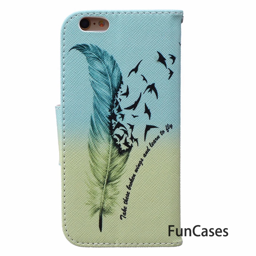 4 7 дюймов Чехол-кошелек для fundas iPhone 6s чехол coque 6 Чехол + держатели карт lphone shell phona