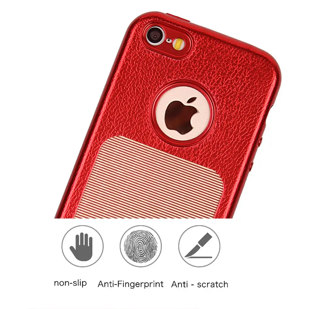 Fcoque 2017 New Fashion 3D PU Leather View Window Case For iphone 5s Phone Cover |
