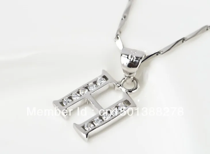 LETTER H 925 STERLING NECKLACE | Украшения и аксессуары