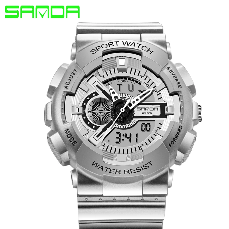 2019 мужские спортивные часы Reloj противоударные электронные цифровые наручные Relogio