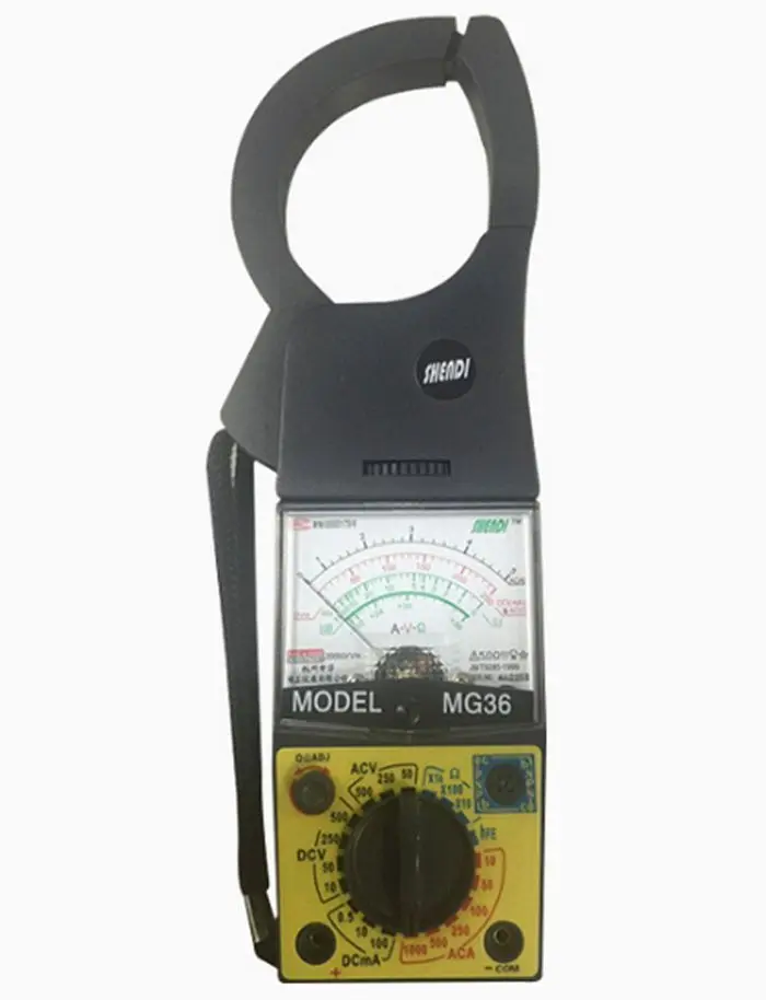 Аналоговый амперметр HD MG36 клещи AC/DC ACA1000A Съемный зажим двойной мультиметр.|dc clamp|dc