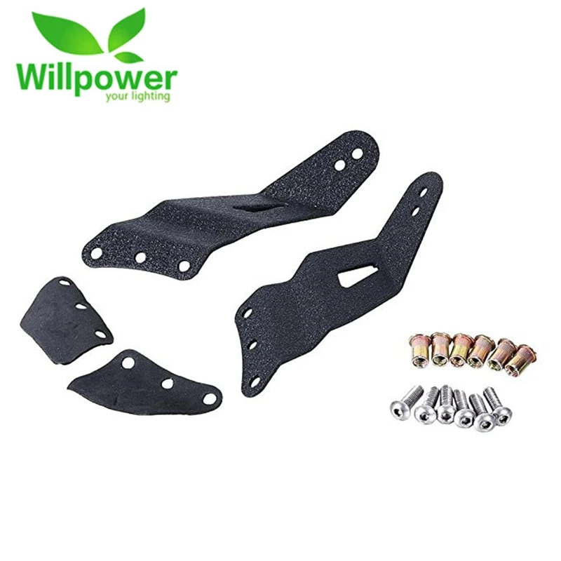 1 пара 5" изогнутые светодиодные бар крыша крепления для Chevrolet Silverado для GMC 1500 2500 3500 пикап свет бар монтажные кронштейны