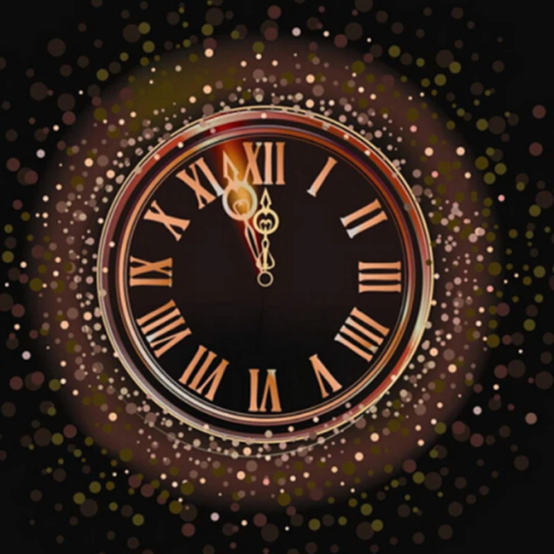 Алмазная картина часы мозаика алмаз полный изображения круглая точка крест