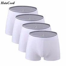 4Pcs/lot Hot Quality Cotton Mens Boxers Shorts Popular Brand Fashion Sexy Man Underwear Male Underpant Boxers Large Size Fat