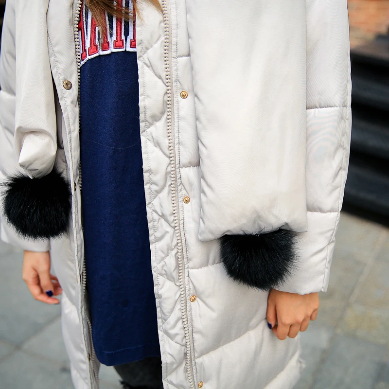 2016 осень и зима новый С Капюшоном хлопок женщин в длинный отрезок Slim Корейской