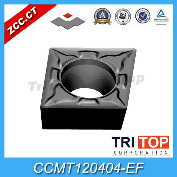 

zhuzhou carbide insert tool CCMT120404-EF(YBG205) (10pcs/box) ZCC . CT Cemented Carbide Cutting tools turning insert