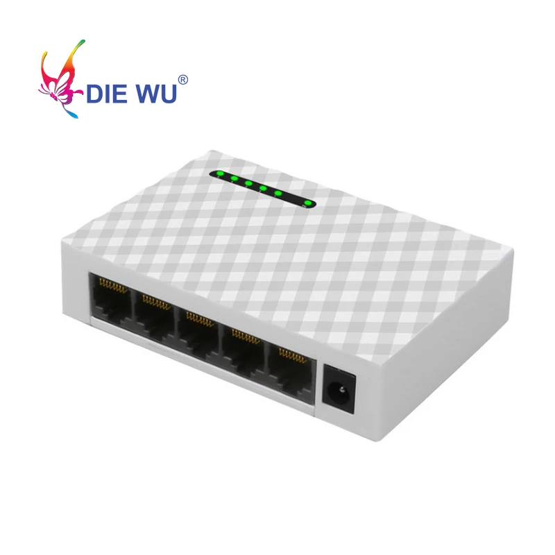 5 портов гигабитный сетевой коммутатор 10/100/1000 Мбит/с Ethernet адаптер EU или US plug
