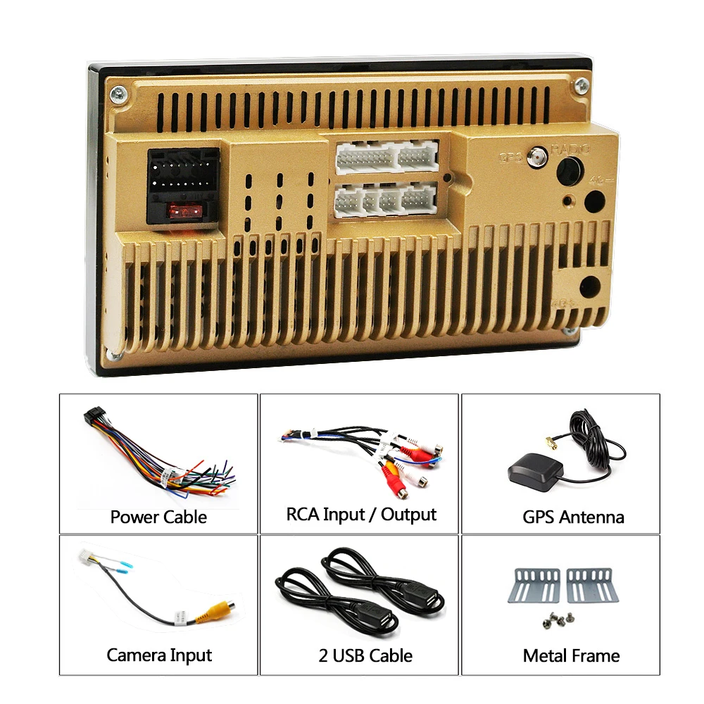 2Din автомобильный dvd-плеер на основе Android AM FM Радио Bluetooth GPS навигация WiFi стерео