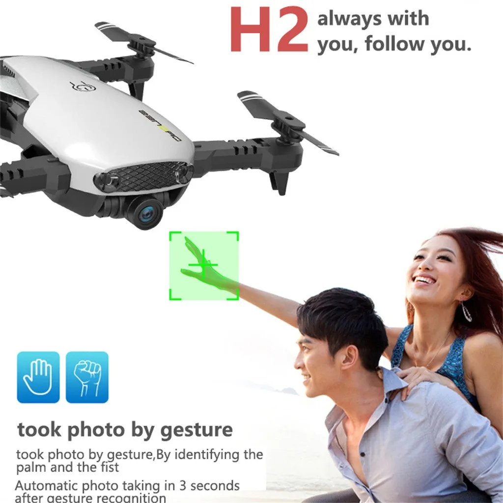 H2 2,4 Ghz 4CH WiFi FPV оптический поток двойной 720P HD камера RC Квадрокоптер Дрон Высокое качество пульт дистанционного управления игрушка для ребенка подарок