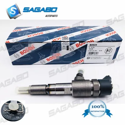 

4 PCS genuine brand new fuel common rail injector 0445110356