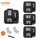 Беспроводной передатчик Godox X1N TTL 2,4G + комплект приемников 3 шт. для Nikon D800 D3X D3 D2X D2H D1H D1X D700 D300 D200 D100