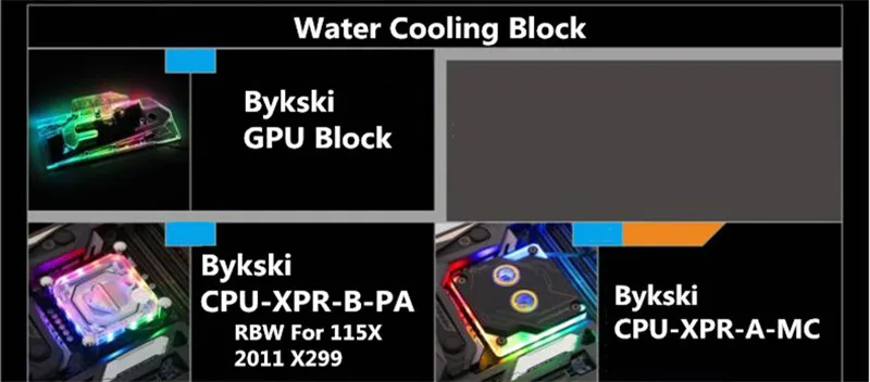 Bykski RGV-CG-ZFZ-V2 водная доска резервуар комплект для Cougar Conquer чехол D-RGB cpu/GPU водоблок программа комплект PC охлаждающий чехол