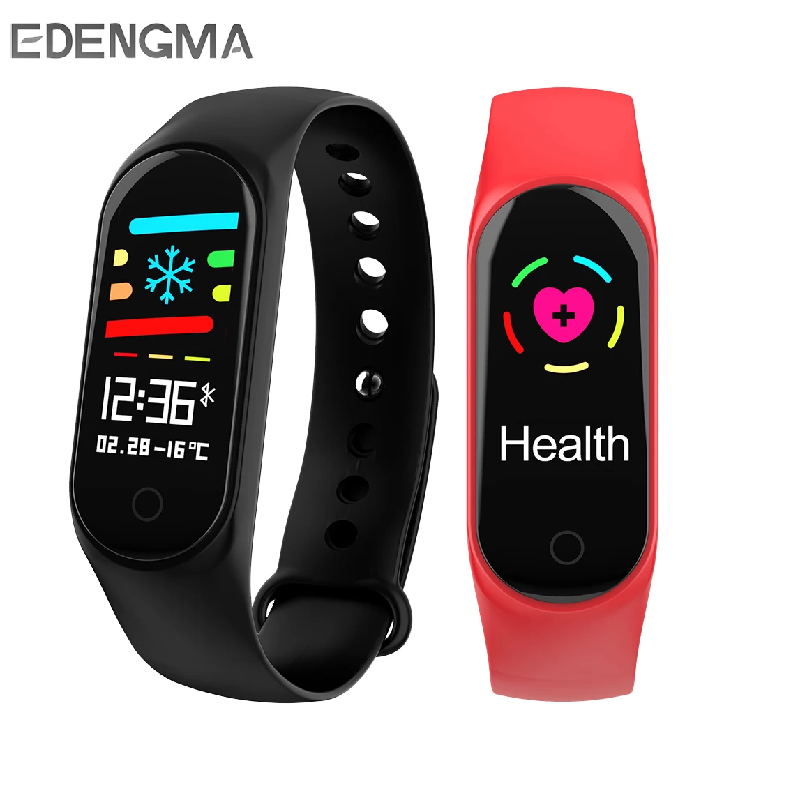 Умный Браслет M3S цветной экран IP67 фитнес трекер кровяное давление монитор