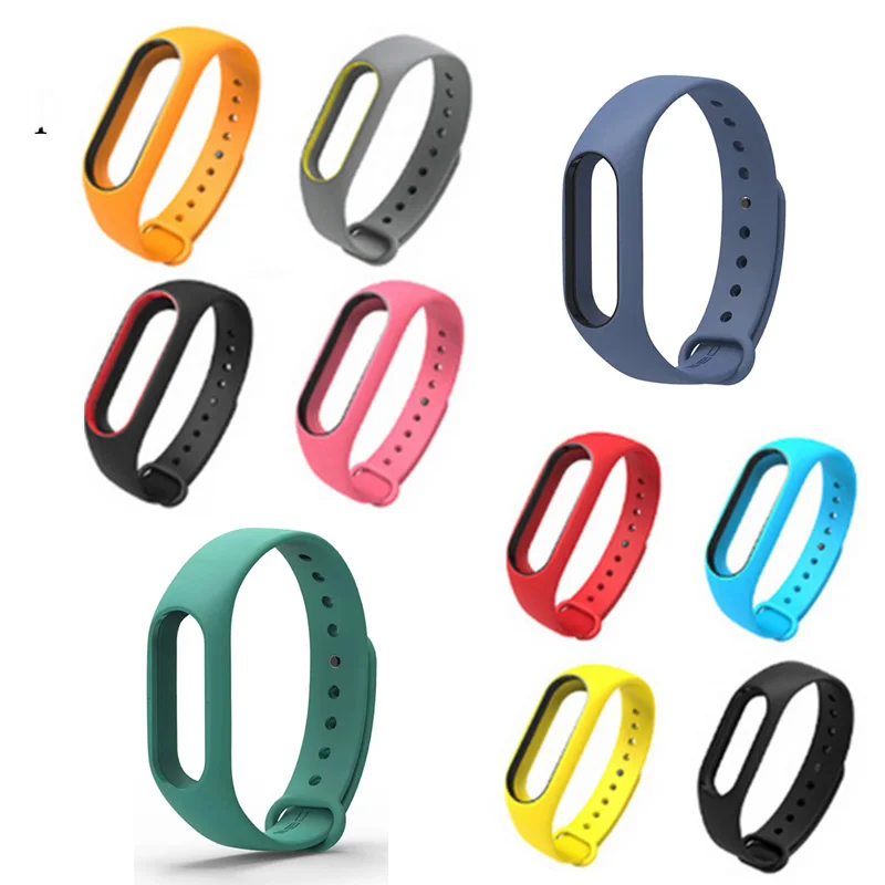 Новый браслет Pulsera Mi Band 2 Miband замена для силиконового ремешка чистый и специальный