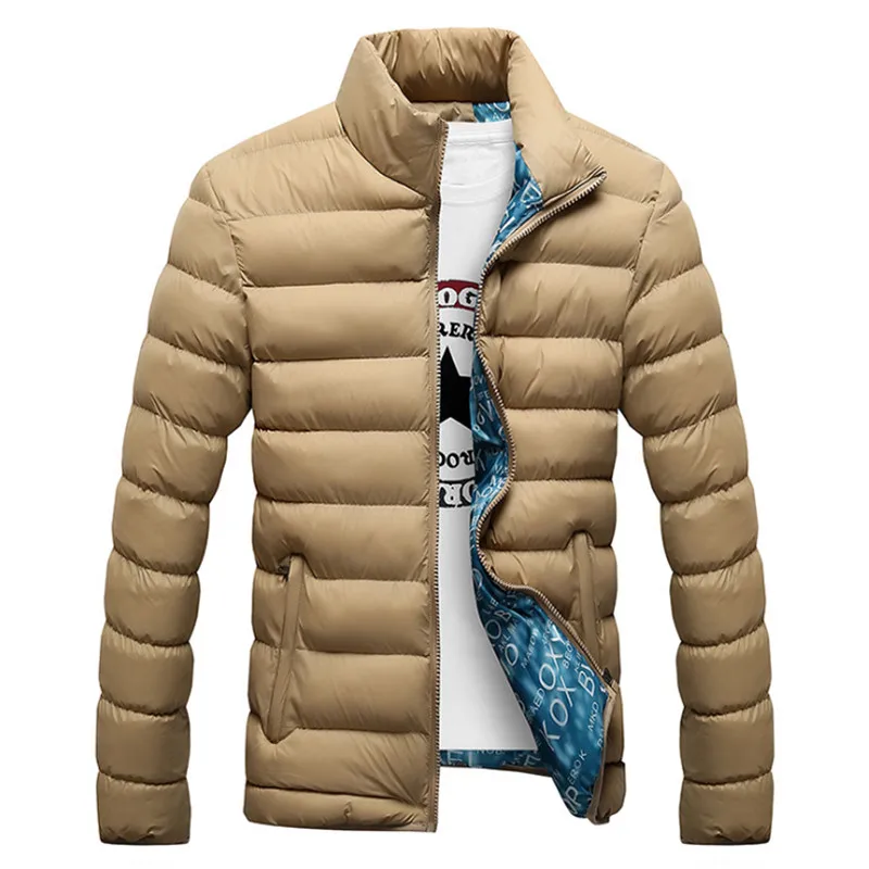 Новая брендовая мужская куртка теплое пальто черная верхняя одежда Chaquetas Plumas Hombre