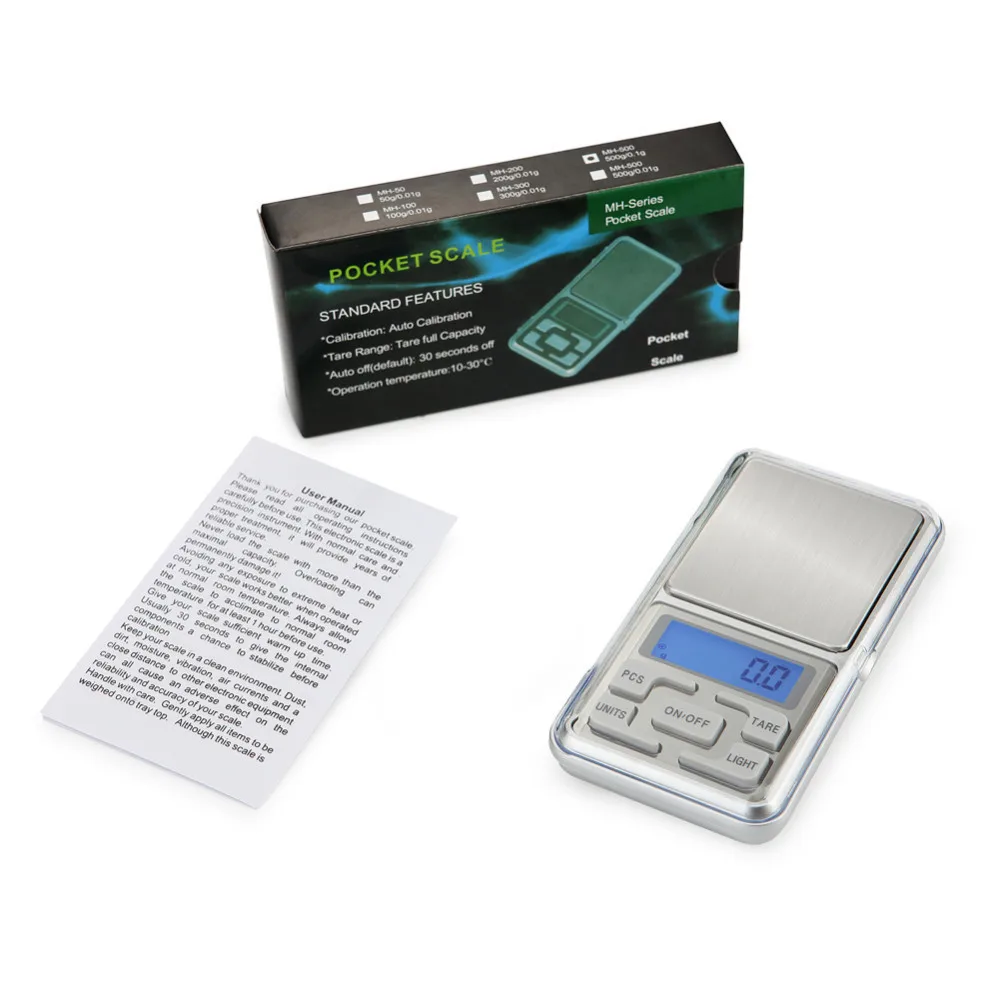 Цифровые карманные весы портативные ЖК электронные ювелирные изделия Золото