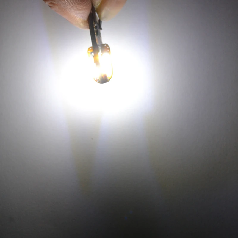 2 шт. Super brilhante T10 LEVOU Inundacao 0.15A 8 smd 2835 unde erro PCB 5 Вт 147 Wedge Porta Instrumento Боковая лампа