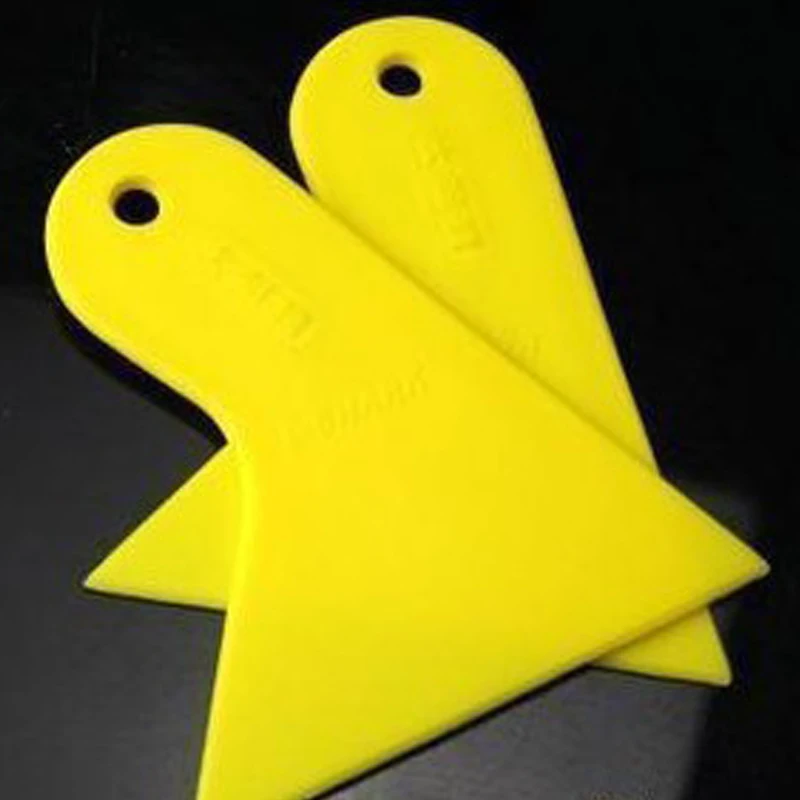 Желтые пластиковые автомобильные экраны для окон инструменты пленки плиты