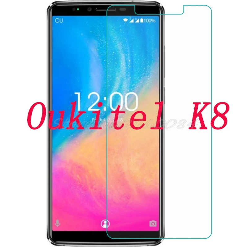 

2PCS Smartphone 9H Tempered Glass for Oukitel K8 Protective Film Screen Protector cover phone