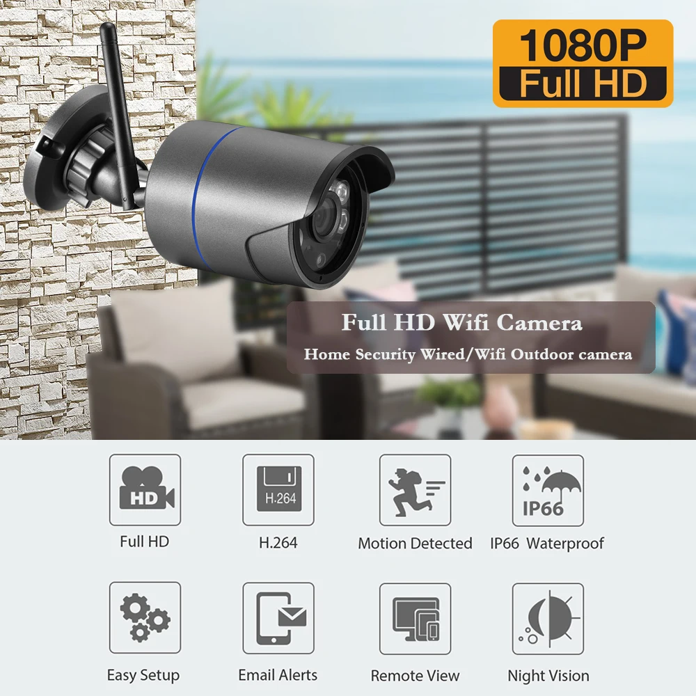 IP камера видеонаблюдения Gadinan 1080P Yoosee Onvif МП HD|Камеры видеонаблюдения| |