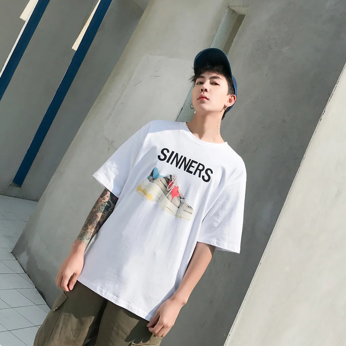 2018 весна и новые летние японской молодежи популярные простые туфли печати sinenrs