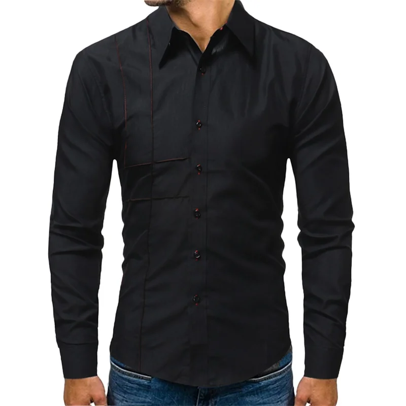 YUNCLOS новые мужские блузки деловые повседневные рубашки модная брендовая одежда