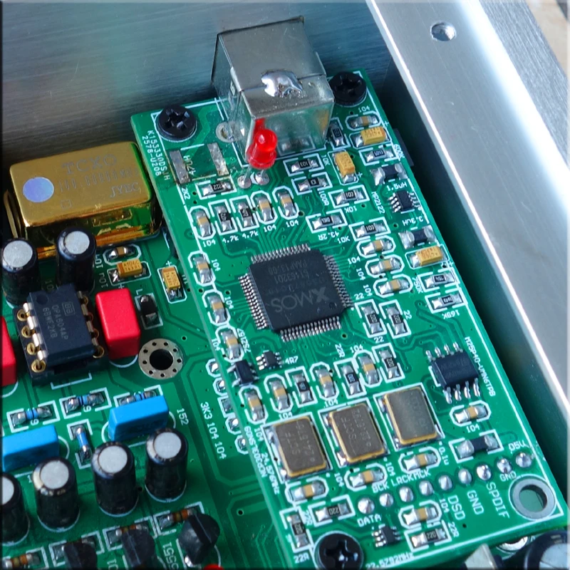 SU3B ПК HiFi DAC DSD ES9028PRO / ES9038PRO + OPA604AP XMOS XU208 асинхронный USB декодер усилитель |