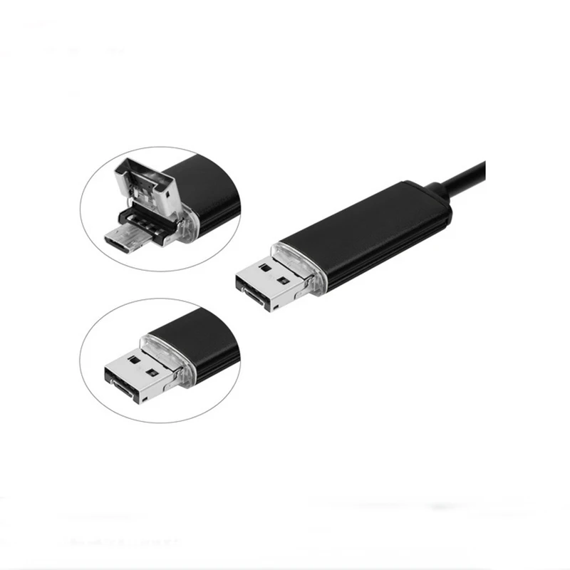1Pcs Multi-function Universal HD Adjust 6 LED Light 8mm 1/2/5/10m Automotive industry endoscope Lens for Android PC Phone Camera | Мобильные