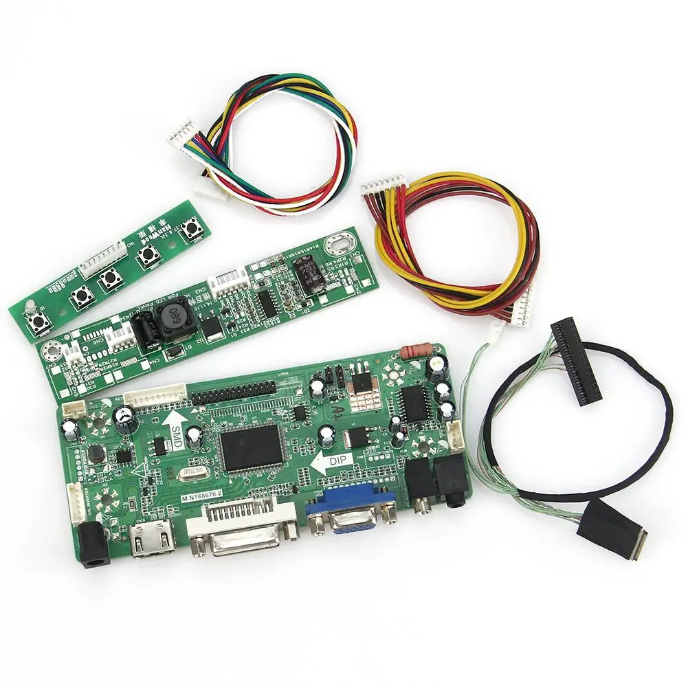 

M.NT68676 LCD/LED Controller Driver Board(HDMI+VGA+DVI+Audio) For LP154WP4-TLA1 LTN154BT08-R03 1440x900 LVDS Monitor Reuse