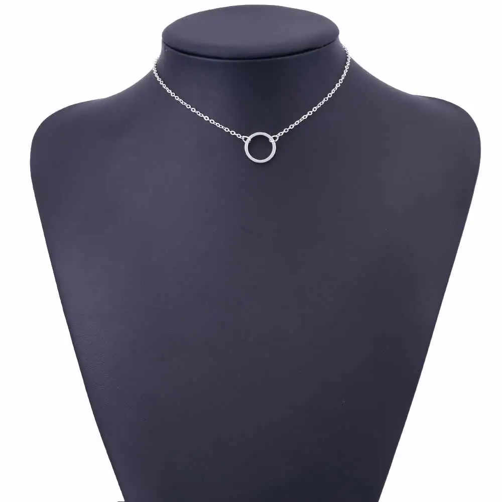 FAMSHIN 2017 новая мода простое изящное Золотое колье Карма ожерелье богемные