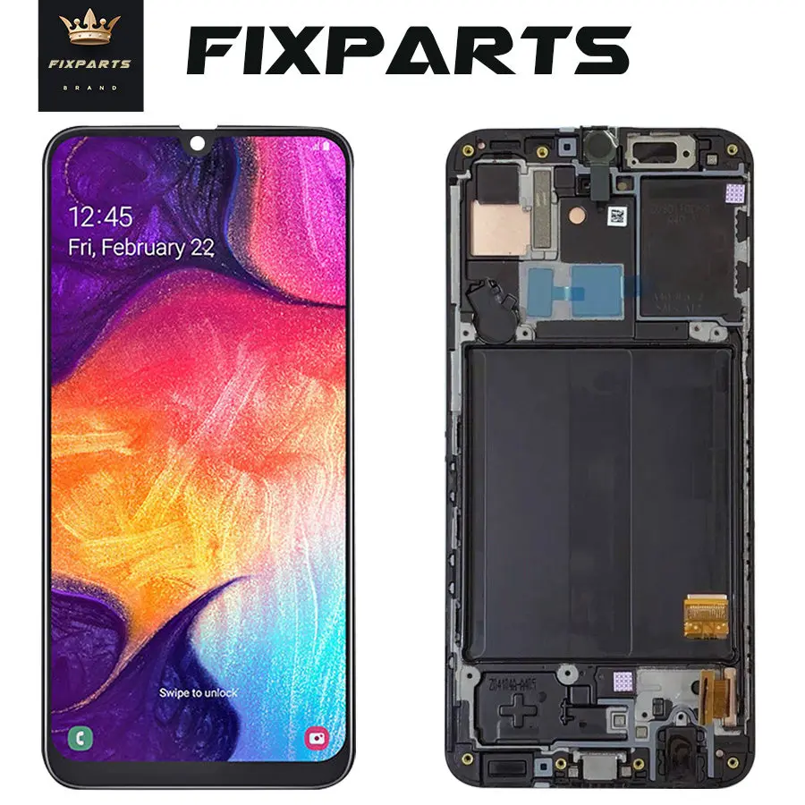 Супер AMOLED lcd для SAMSUNG Galaxy A40 A405 дисплей кодирующий преобразователь сенсорного экрана в сборе A40 A405F lcd для SAMSUNG A40