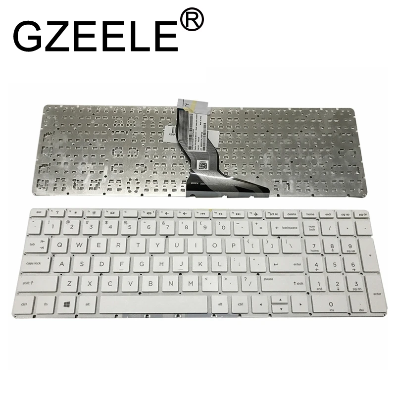 

GZEELE NEW For HP 17g-br000 17g-br100 17q-bu000 17q-bu100 250 G6 255 G6 256 G6 258 G6 English keyboard US White color
