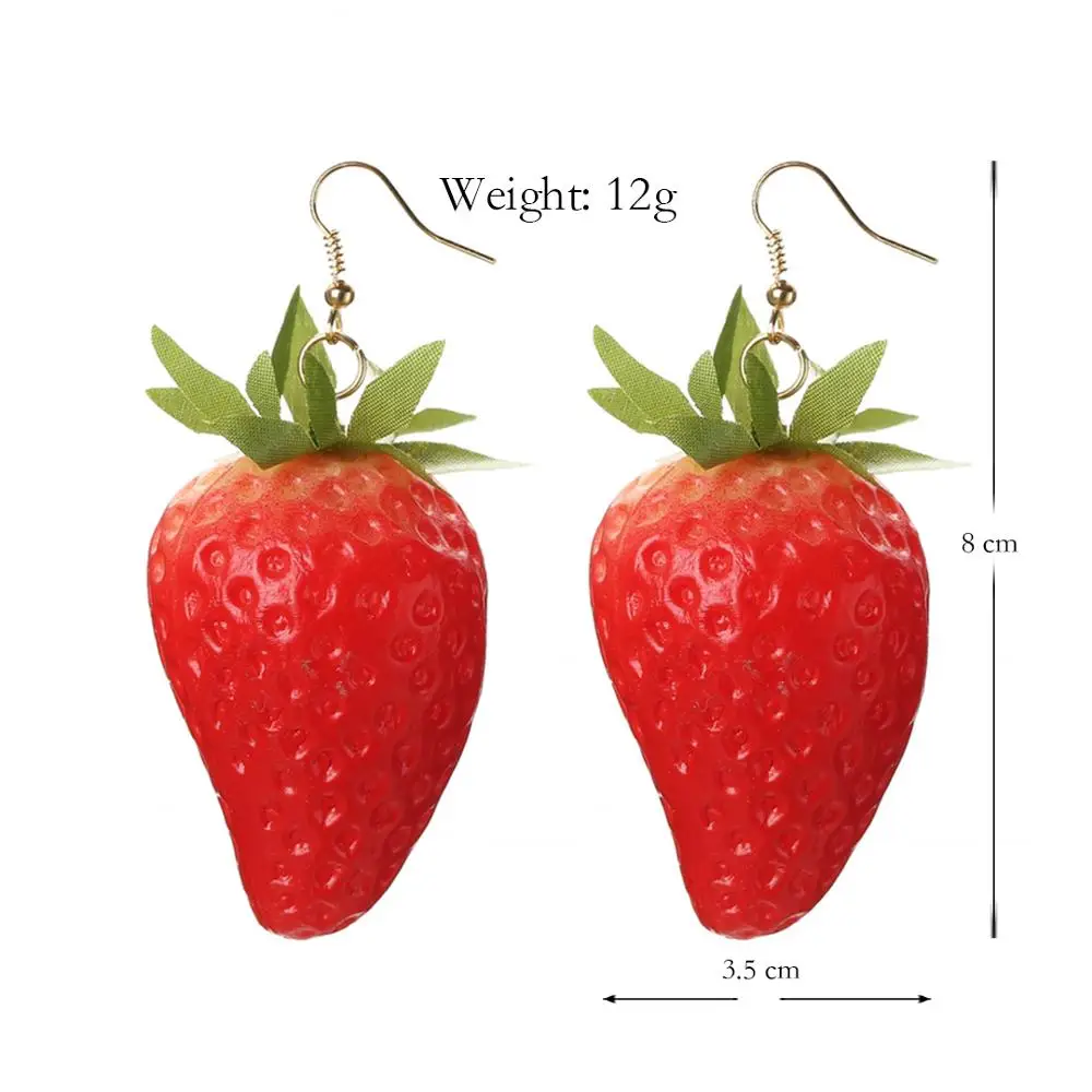 Новинка преувеличенный кулон в виде ягоды серьги для женщин пляжный отдых
