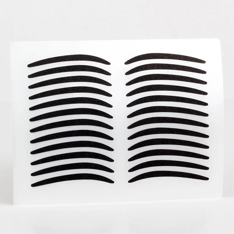 

Adomaner 240 Pcs Black Eyelid Stripe Double Eyelid Tape Makeup Invisible Double Fold Eyelid Sticker Big Eyes Decorating Tools