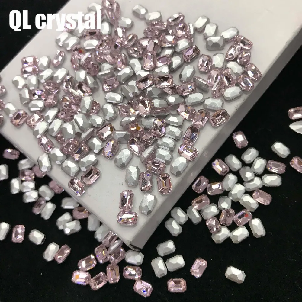 QL кристалл все размеры восьмиугольник Pointback горный хрусталь Высокое качество для