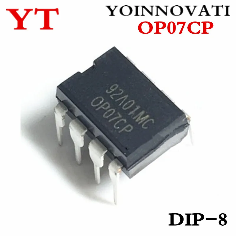

100pcs/Lot OP07CP OP07 DIP8 IC Best Quality