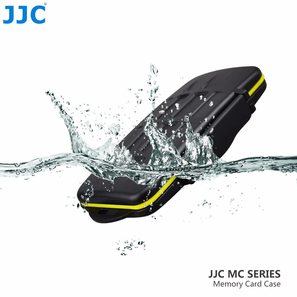 JJC Хранение 8 x sd-карт камера Чехол для карты памяти Компактный жесткий водонепроницаемый корпус