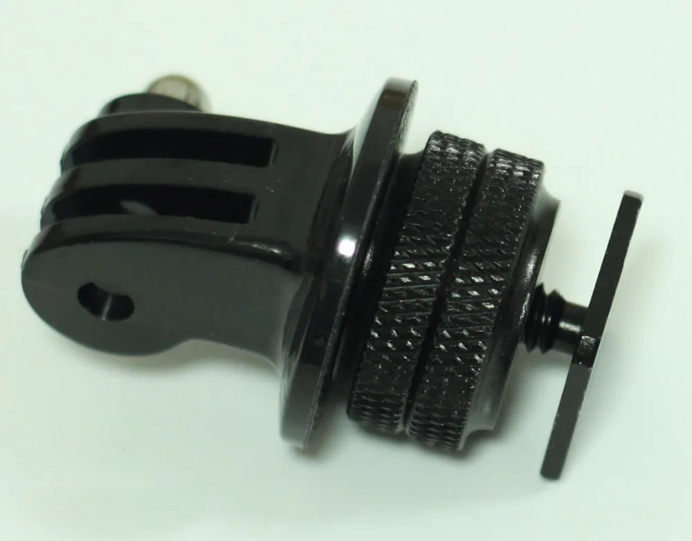 

Tripod Screw to SLR Camera Flash Shoe Mount Adapter for GoPro Hero Camera (Black)