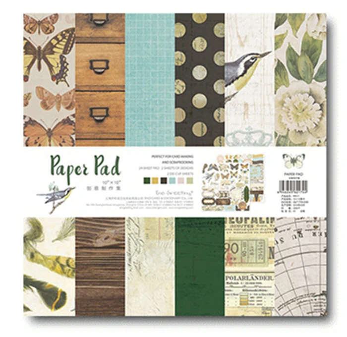 

24 Sheets Scrapbooking Pads Paper PACK Origami Art Background Paper Card Making DIY Scrapbook Paper Craft PP017