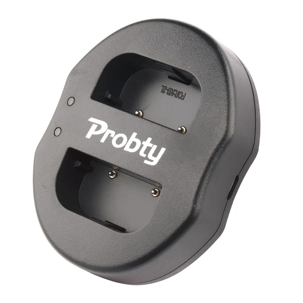 PROBTY NB-2L NB 2L Dual USB Зарядное устройство зум-объектив для Canon PowerShot G9 G7 S80NB NB2L NB-2LH NB-2L12