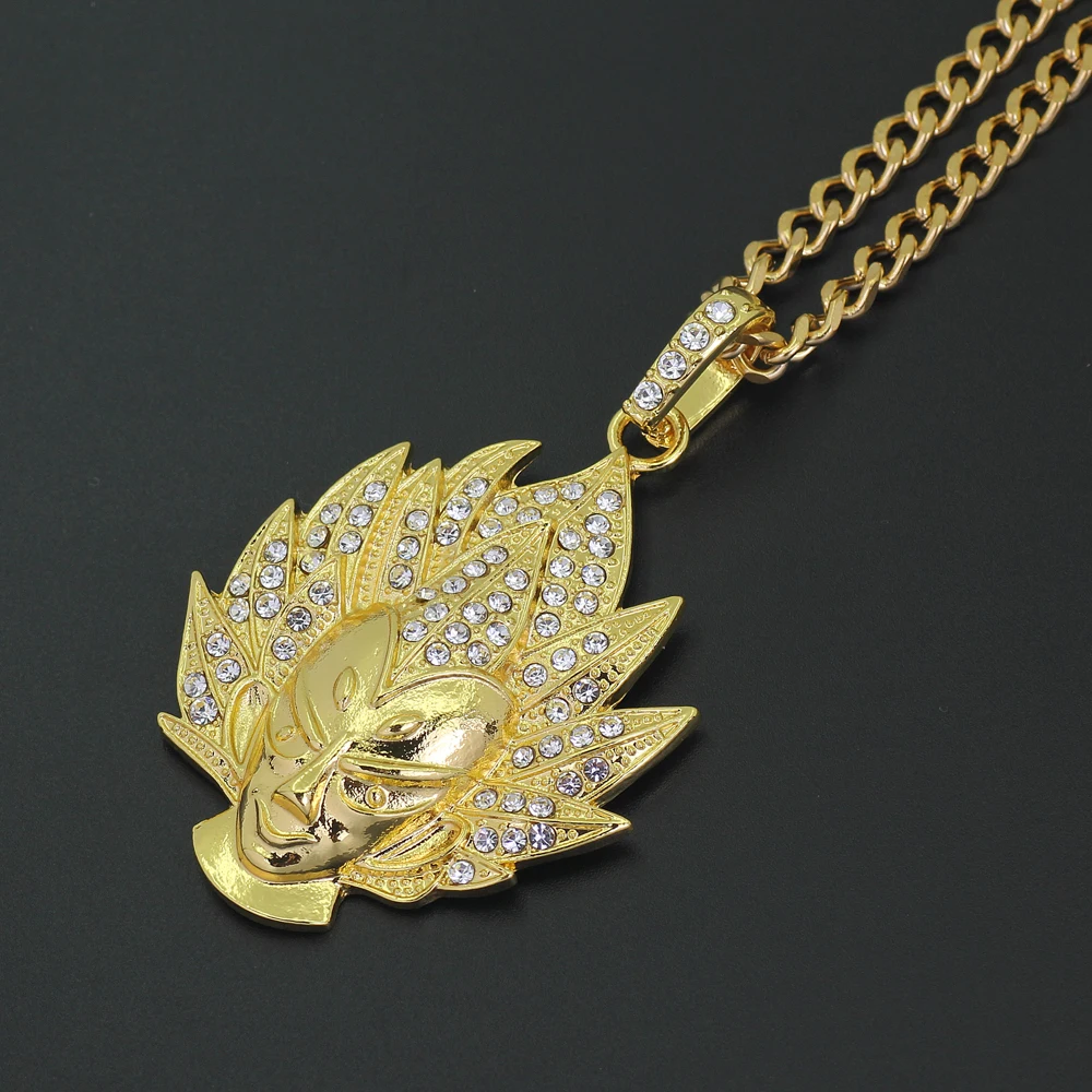 2018 New Hip Hop Men Women Cartoon Anime Character Pendant Necklace Jewelry 5mm 30inch Stainless Steel Cuban Chain | Украшения и