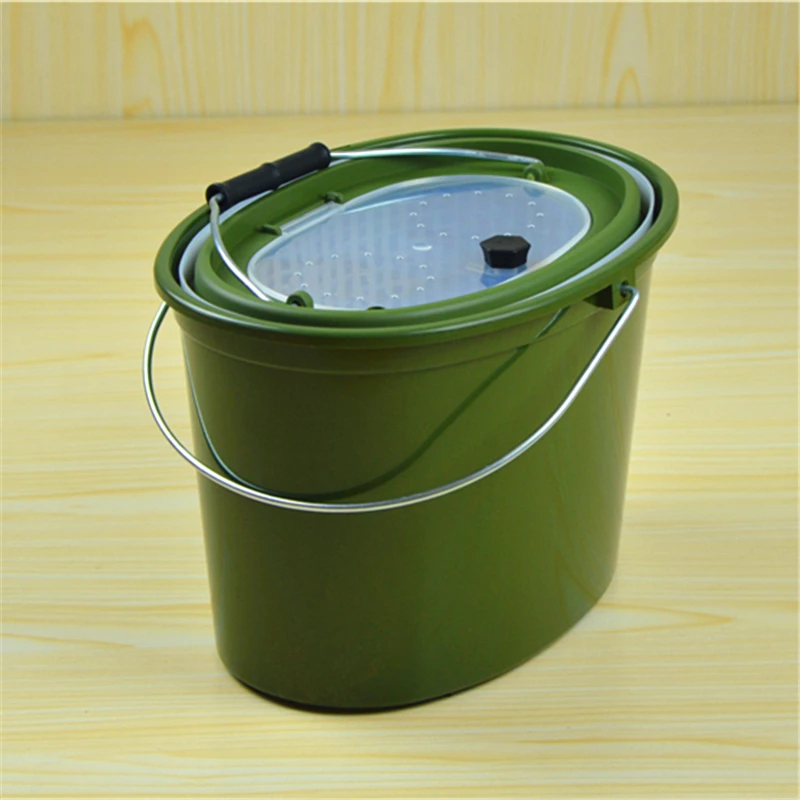 5L рыболовное ведро для аквариума, пластиковое ведро для рыболовных снастей, рыболовные снасти