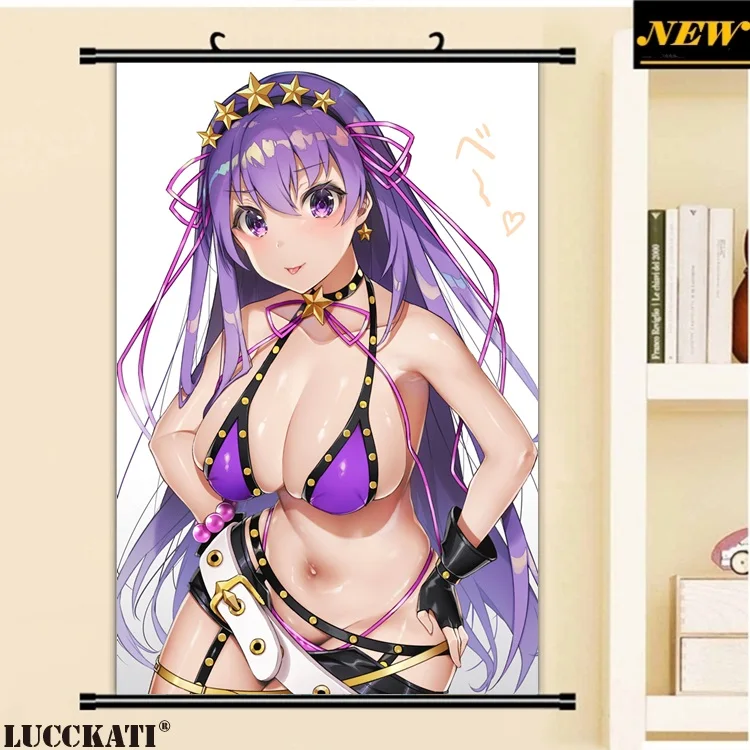 40X60 см Fate grand order Fate/go Fgo Сексуальная лоли калочка мультфильм аниме Искусство Настенная картина плакат прокрутка Ткань Холст Живопись - Цвет: D