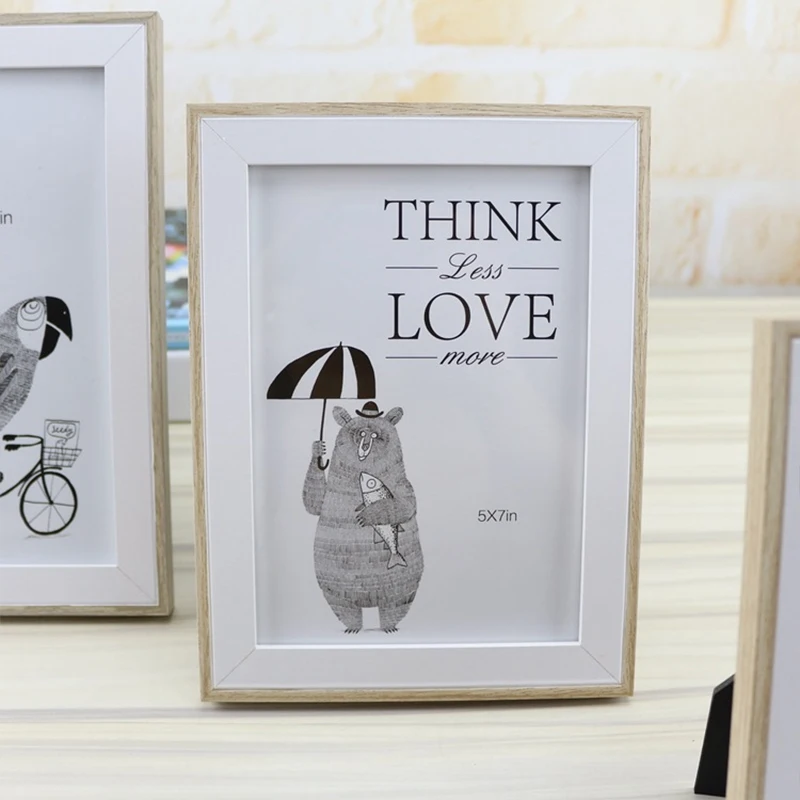 Украшение для дома фоторамка настенная деревянная изысканный стиль украшение