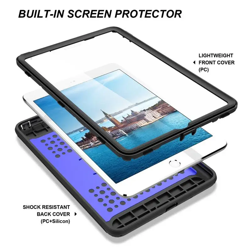 Жесткий Чехол-подставка XSKEMP для iPad mini 4 7 9 A1538 A1550 ударопрочный защитный чехол с