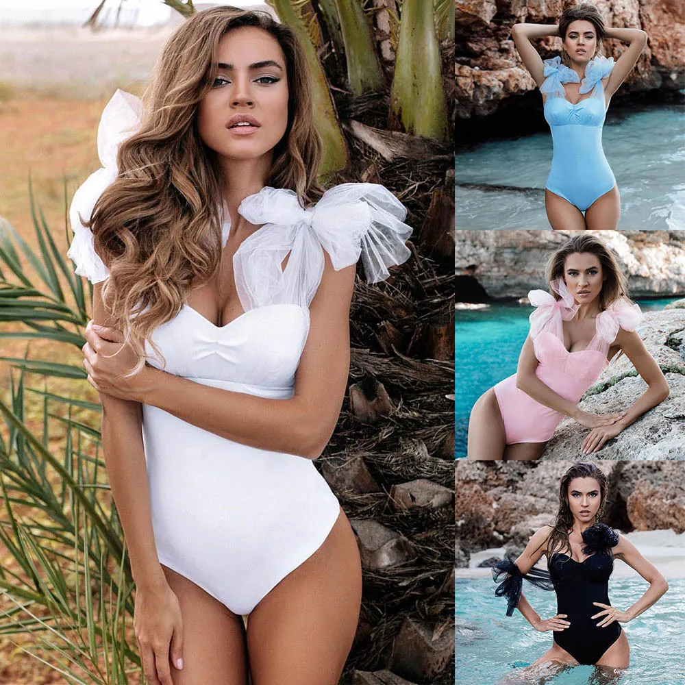 2018 Сексуальная Синий Розовый Белый Черный Модные Bodycon сетки Лук без бретелек