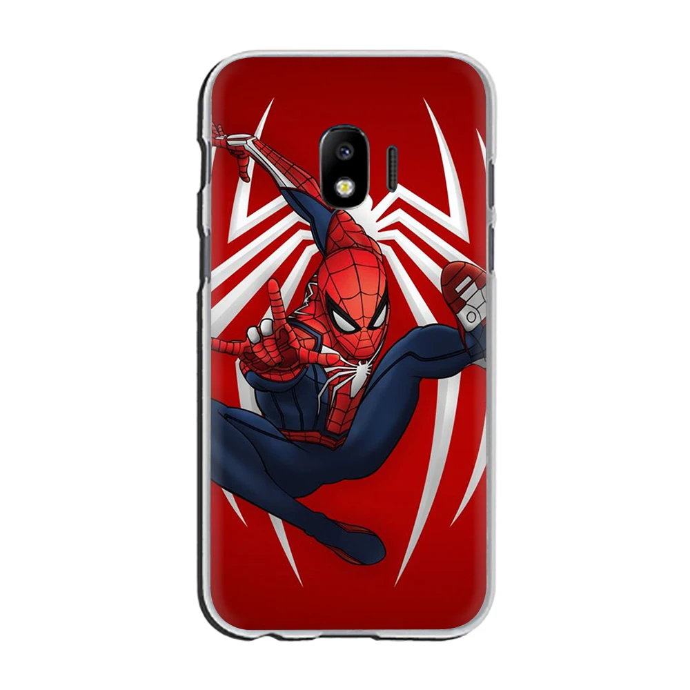 Жесткий чехол для телефона с изображением Человека-паука из комиксов Marvel для samsung Galaxy J1 J2 J3 J4 J5 J6 Plus Prime J7 DUO J8 - Цвет: H2