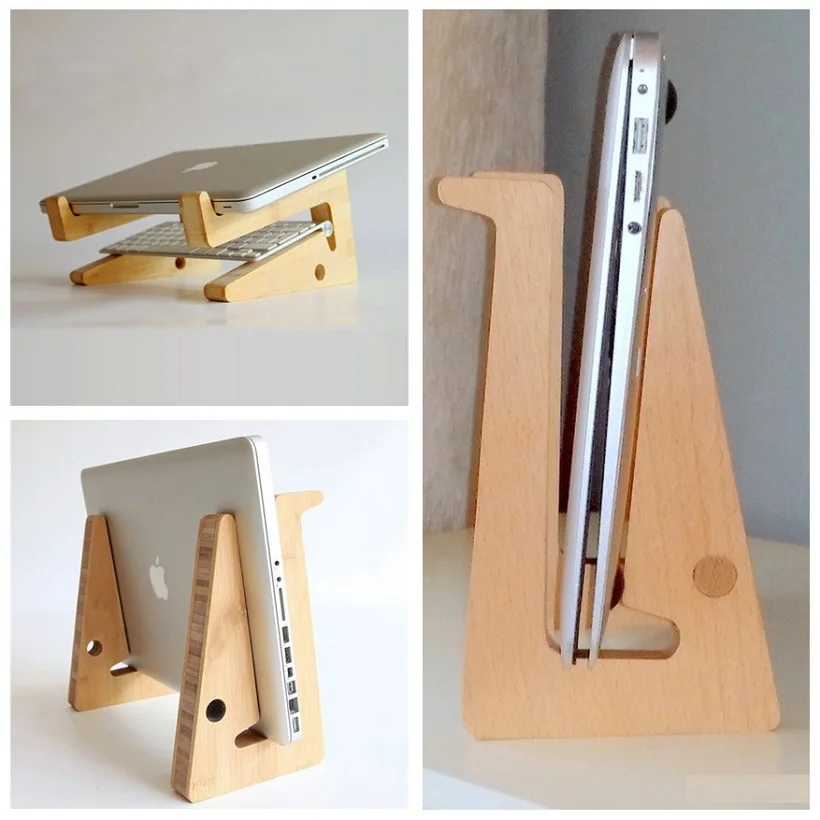 Новейшая элегантная деревянная подставка для MacBook Air/Pro thinkpad dell hp ноутбука