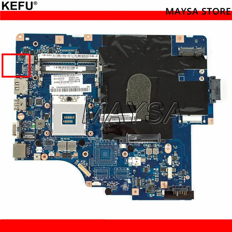 

Материнская плата kefu для ноутбука Lenovo G560, Z560, NIWE2 LA-5752P, Без HDMI